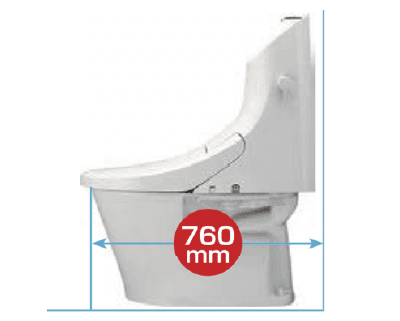 奥行き760mm