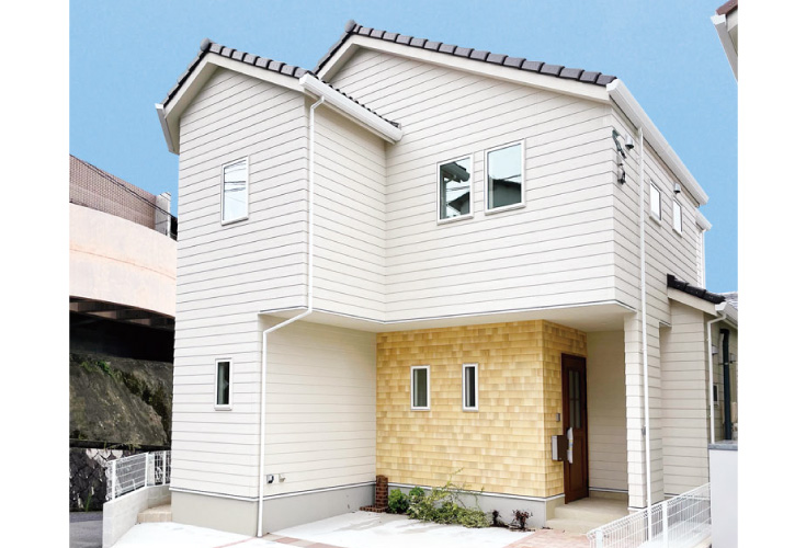 広島市西区井口鈴が台3丁目15【第1現地】新築一戸建て分譲住宅外観