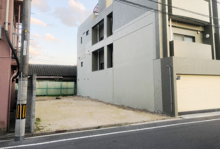 広島市西区三篠町2丁目8土地分譲住宅現地
