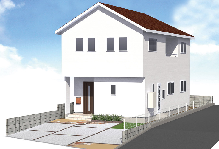廿日市市本町10新築一戸建て外観