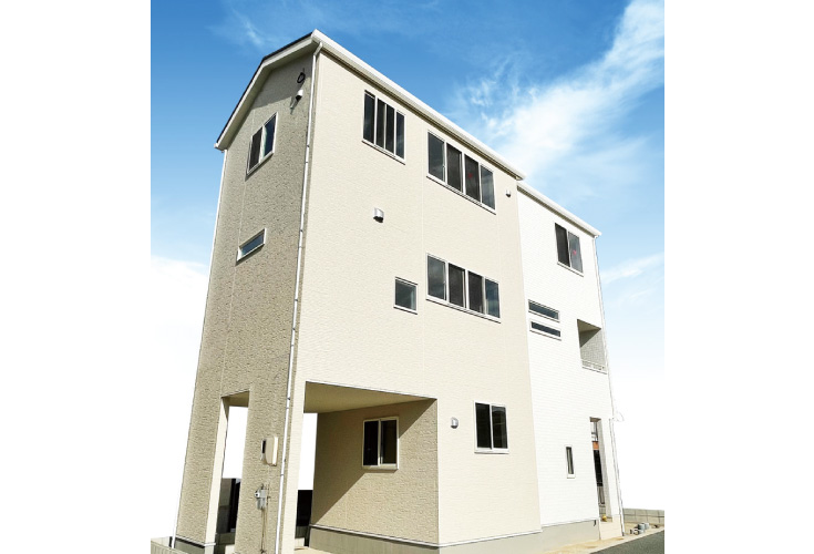 広島市安佐南区中筋3丁目4新築一戸建て分譲住宅外観