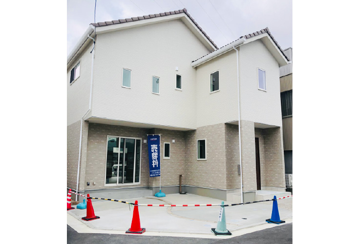広島市東区温品2丁目1新築一戸建て分譲住宅外観
