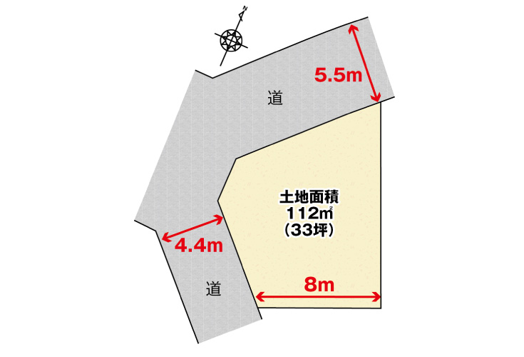 広島市南区東雲3丁目9土地分譲住宅区画図