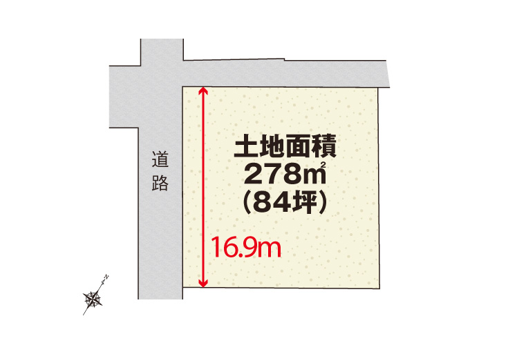 広島県竹原市中央2丁目20土地分譲区画図