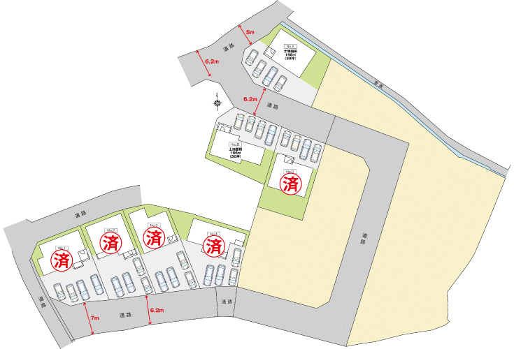 広島市安佐北区三入2丁目13新築一戸建て分譲住宅間取り図