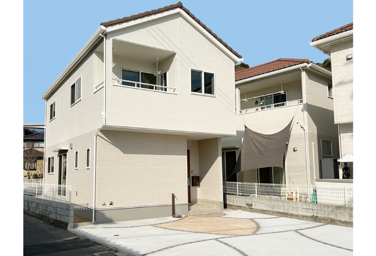 広島市佐伯区利松3丁目22新築一戸建て分譲住宅外観