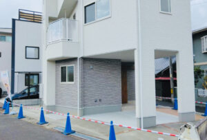 広島市安佐南区川内3丁目1新築一戸建て分譲住宅外構