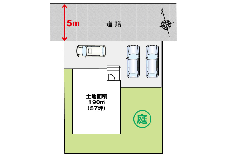 廿日市市四季が丘10丁目4新築戸建て分譲住宅区画図