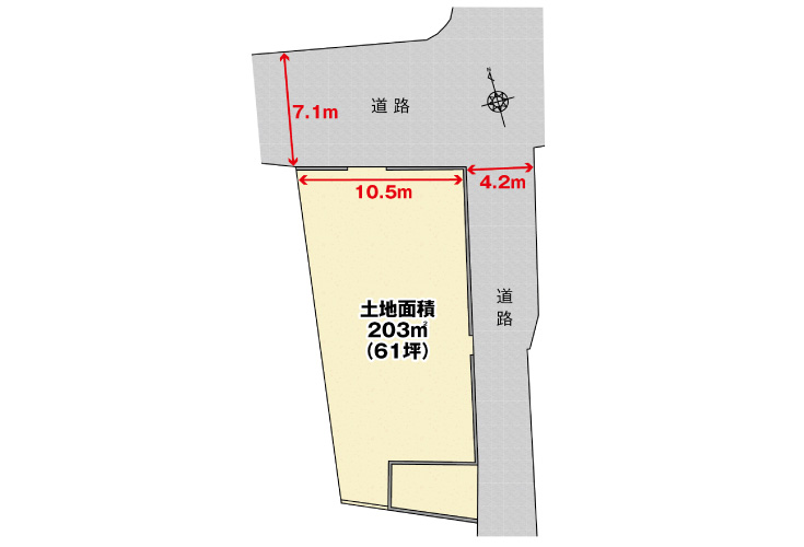 廿日市市宮内2090土地分譲住宅区画図