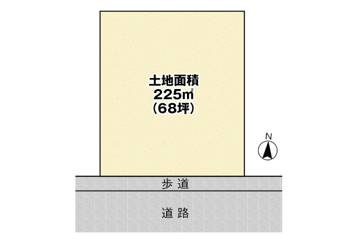 広島市安佐北区真亀3丁目18土地分譲住宅区画図