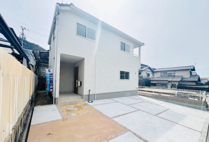 広島市安佐南区毘沙門台3丁目26新築一戸建て分譲住宅外観