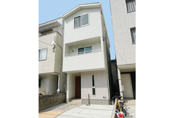 広島市西区大芝2丁目8新築一戸建て分譲住宅外観