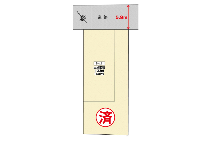 カーサ・ヴェルディ古江新町8/土地