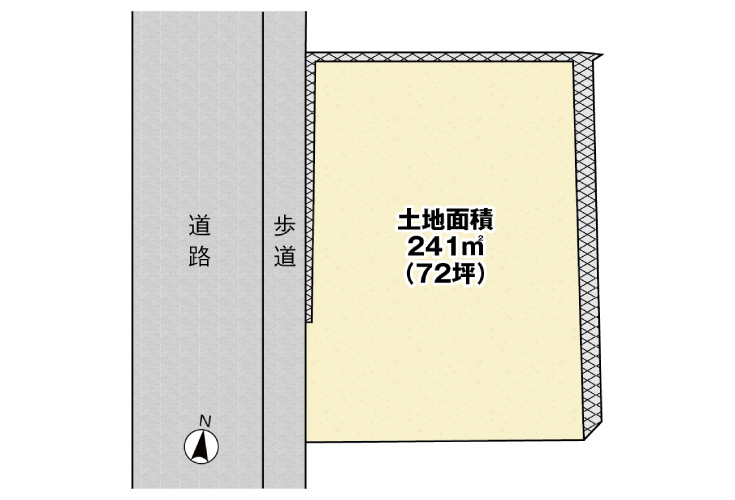 広島市安佐北区あさひが丘6丁目2土地分譲住宅区画図