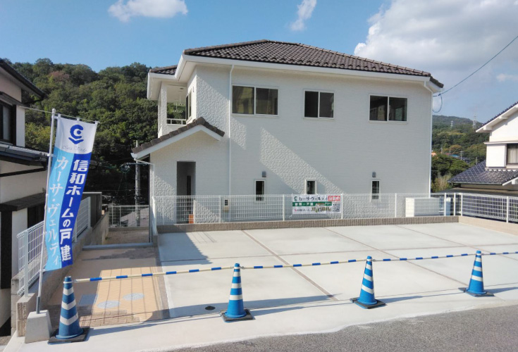 広島市東区上温品4丁目3新築一戸建て分譲住宅外観