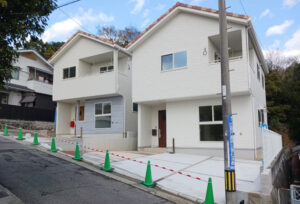 広島市安佐南区八木3丁目21新築一戸建て分譲住宅外観