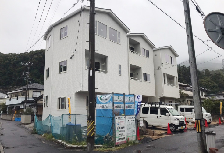 広島市安佐南区緑井7丁目26新築一戸建て分譲住宅外観