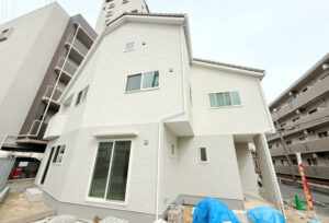 広島市安佐南区西原4丁目35新築一戸建て分譲住宅外観
