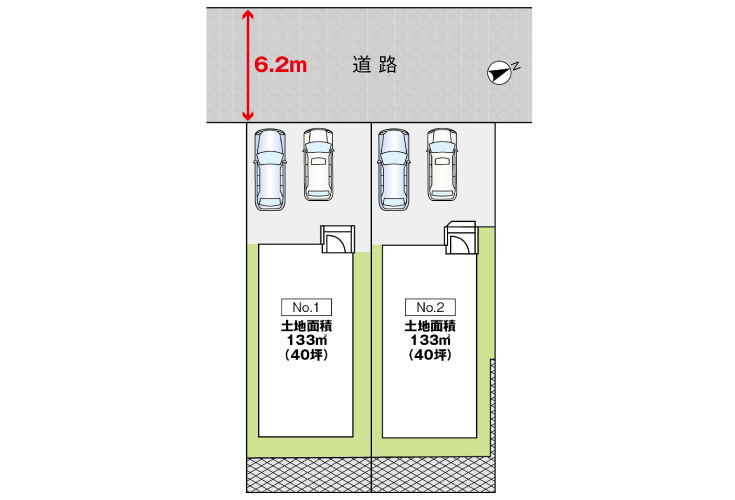 廿日市市阿品4丁目41新築戸建て分譲住宅区画図