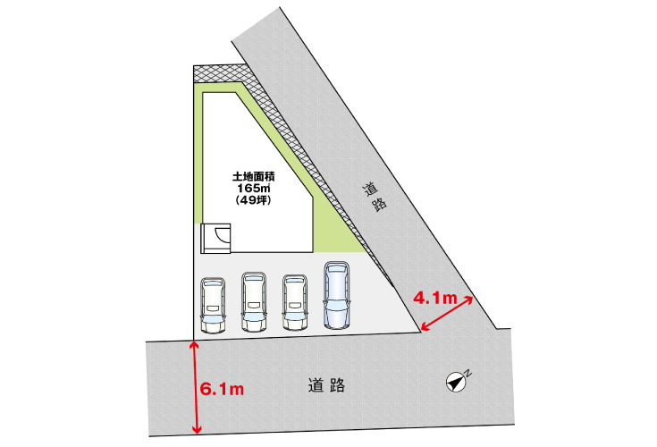 広島市東区牛田新町3丁目37新築一戸建て分譲住宅区画図