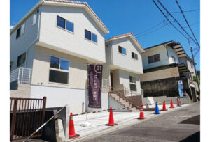 広島市東区牛田東3丁目24新築戸建て分譲住宅外観