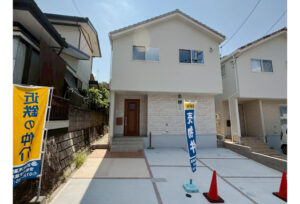 広島市安佐北区口田2丁目32新築戸建て分譲住宅外観