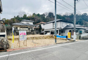 広島市安佐北区口田2丁目32新築戸建て分譲住宅現地