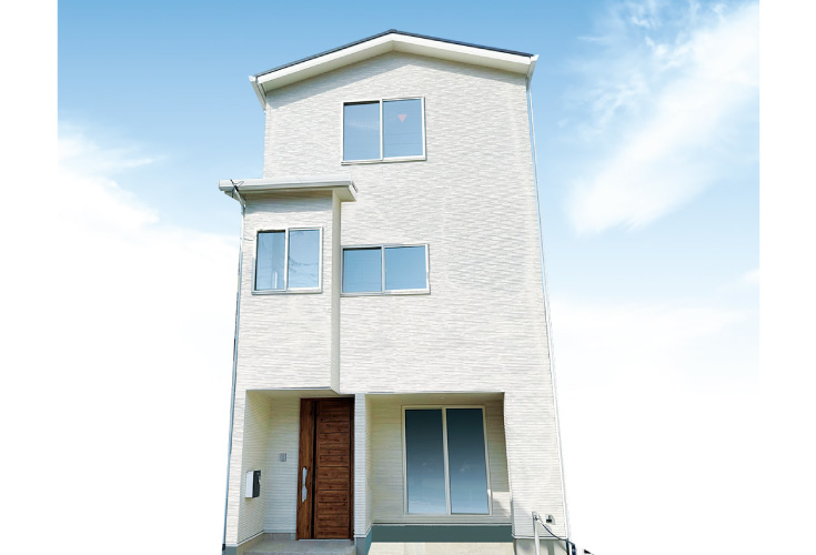 広島市安佐南区山本4丁目19新築一戸建て分譲住宅外観