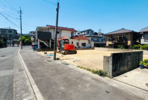 広島市安佐北区口田南8丁目6新築一戸建て分譲住宅現地