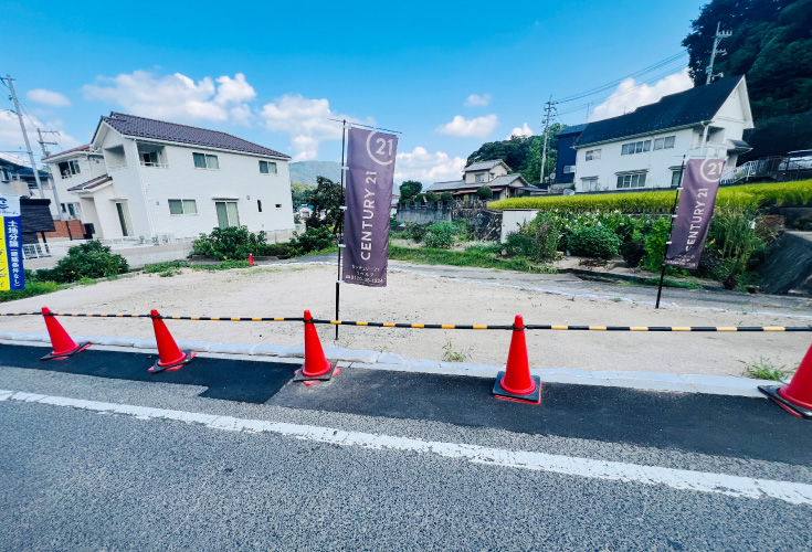 広島市安佐北区落合南2丁目11土地分譲住宅現地