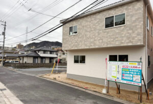 広島市佐伯区皆賀1丁目9新築一戸建て分譲住宅外観