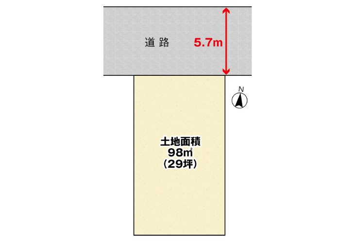 広島市東区戸坂大上4丁目9土地分譲住宅区画図