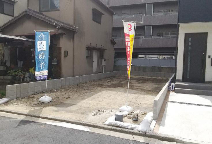 広島市南区宇品西1丁目7新築一戸建て分譲住宅現地