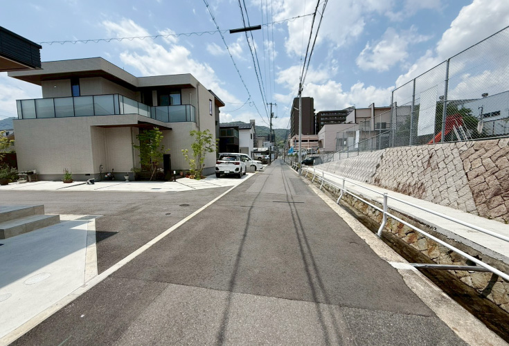 呉市阿賀中央5丁目9土地分譲住宅現地