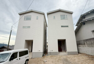 広島市安佐南区毘沙門台1丁目3新築一戸建て分譲住宅外観