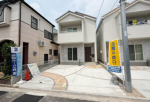 広島市安佐南区大町東4丁目6新築一戸建て分譲住宅外観