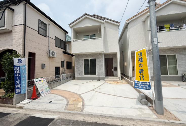 広島市安佐南区大町東4丁目6新築一戸建て分譲住宅外観