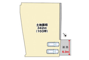 廿日市市地御前北2丁目10土地分譲住宅区画図