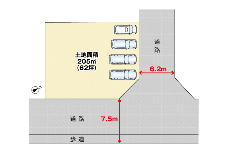 廿日市市宮園6丁目5土地分譲住宅区画図