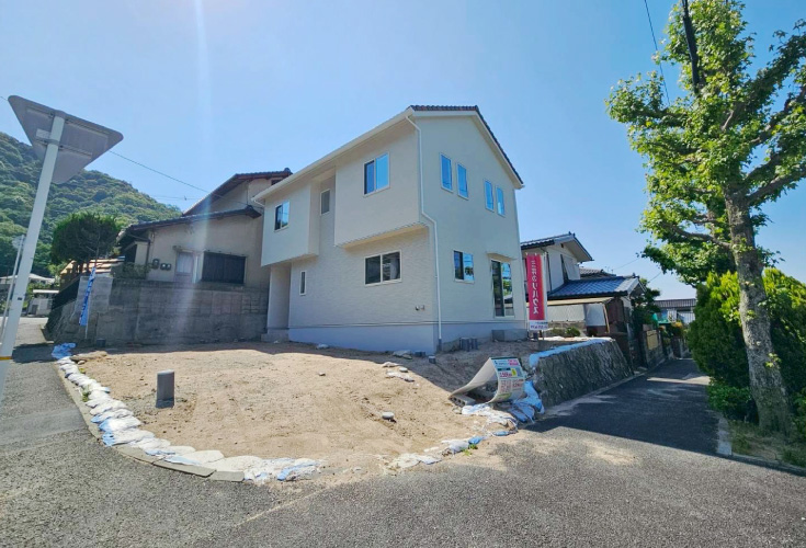 広島市安佐南区毘沙門台3丁目28新築一戸建て分譲住宅外観