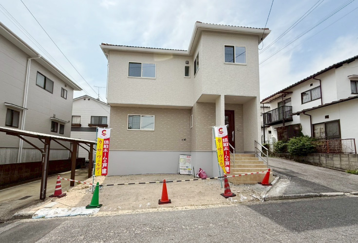広島市東区戸坂大上4丁目14新築一戸建て分譲住宅外観