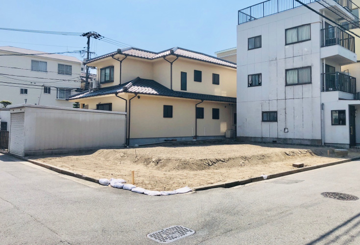 広島市南区霞2丁目4土地分譲住宅現地