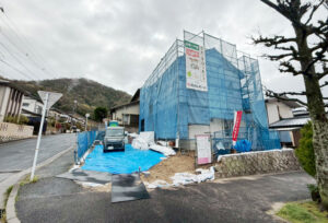 広島市安佐南区毘沙門台3丁目28新築一戸建て分譲住宅現地外観