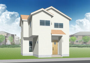 広島市東区牛田新町4丁目6新築一戸建て分譲住宅外観