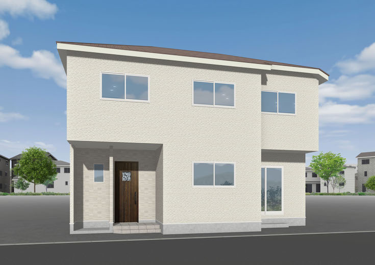 広島市安佐南区川内3丁目25新築一戸建て分譲住宅外観