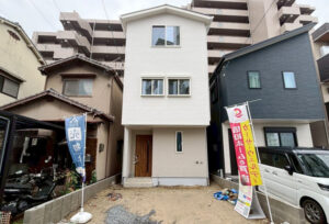 広島市南区宇品西1丁目7新築一戸建て分譲住宅外観