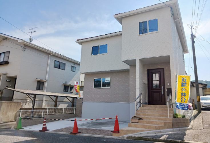 広島市東区戸坂大上4丁目14新築一戸建て分譲住宅外観