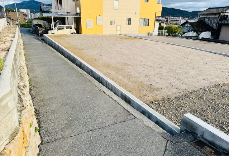 広島市安佐南区山本9丁目9土地分譲住宅現地