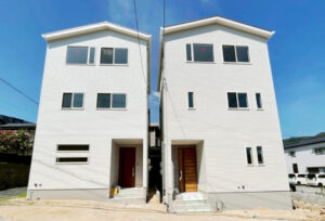 広島県安芸郡府中町柳ケ丘75新築一戸建て分譲住宅外観