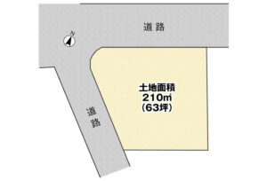 広島市安佐南区相田3丁目43土地分譲住宅区画図